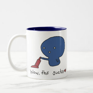 sucksshirtsmall, zweifarbige tasse