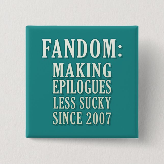 Sucky Epilogues Button (Vorderseite)