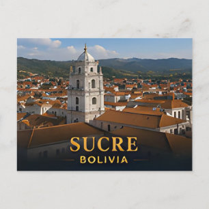 ✈️ Sucre Bolivien Reise Geschenk 🌎 Postkarte