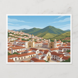 Sucre Bolivien Reise Souvenir Postkarte