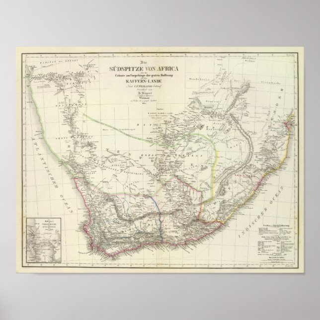 Sud / Afrika - Südafrika Poster (Vorne)