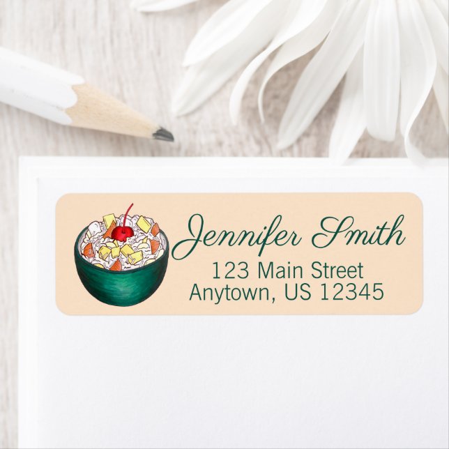 Süd Ambrosia Coconut Marshmallow Fruchtsalat (Insitu)