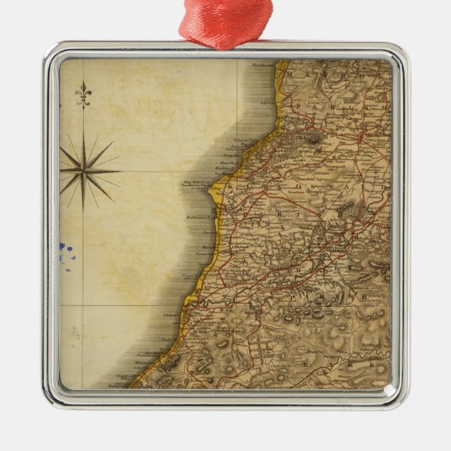 Süd-Ayrshire Silbernes Ornament (Vorne)