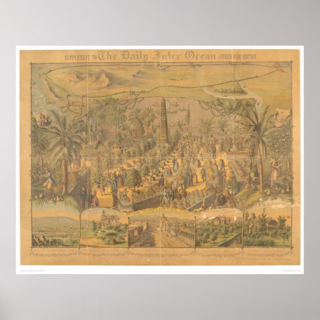 Süd CA. Citrus Fair, Chicago, IL. (0283A) Poster (Vorne)