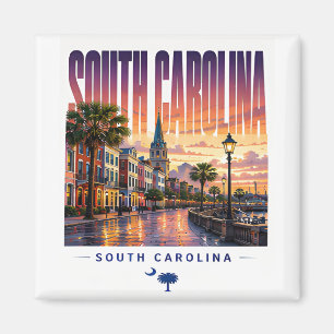 Süd-Carolina Historische Uferpromenade Southern Ch Magnet