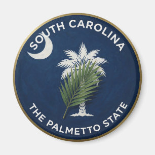 Süd-Carolina-Palmetto-Emblem 🌴 Magnet