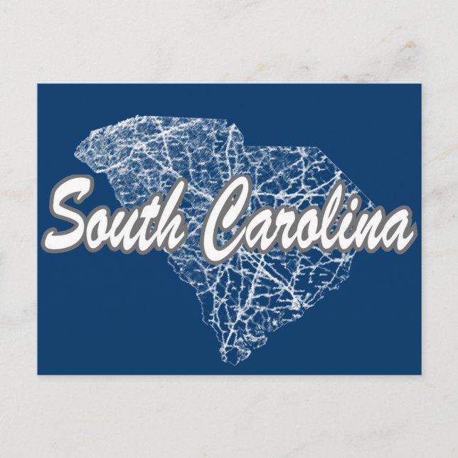 Süd-Carolina Postkarte (Vorderseite)