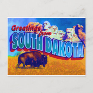 Süd-Dakota-Postkarte Postkarte