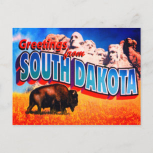 Süd-Dakota-Postkarte Postkarte