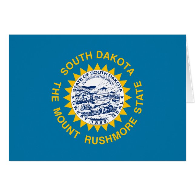 Süd-Dakota-Staatsflagge (Vorderseite (Horizontal))