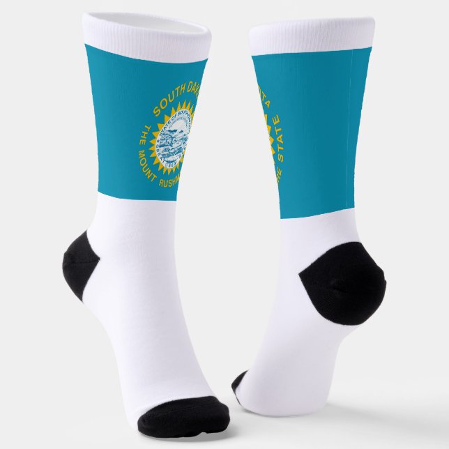 Süd-Dakota-Staatsflagge Socken (Gewinkelt)