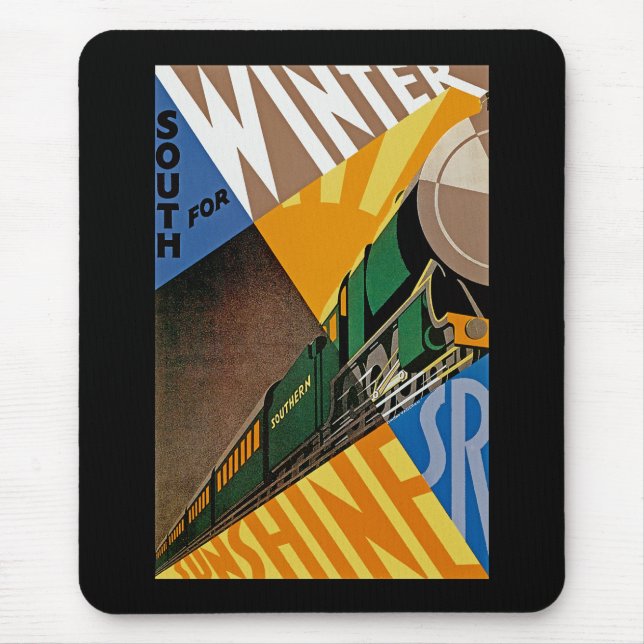 Süd für Winter Sunshine Mousepad (Vorne)