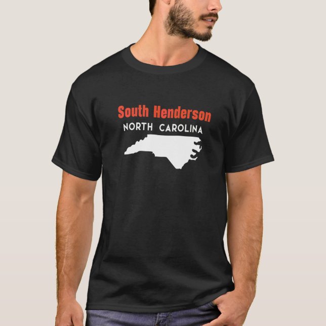 Süd Henderson North Carolina USA Bundesstaat Ameri T-Shirt (Vorderseite)