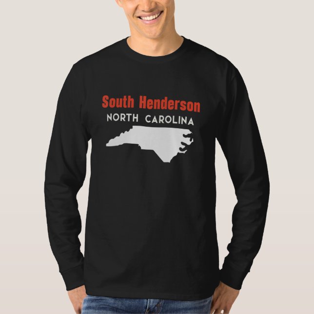 Süd Henderson North Carolina USA Bundesstaat Ameri T-Shirt (Vorderseite)
