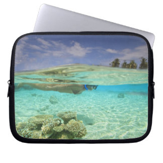 Süd-Huvadhoo-Atoll, Südmalediven, Indien Laptopschutzhülle