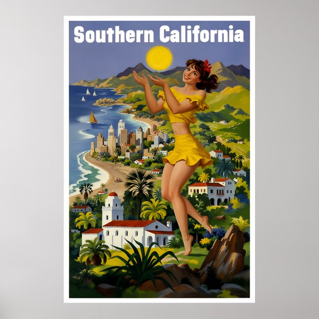 Süd-Kalifornien Poster (Vorne)