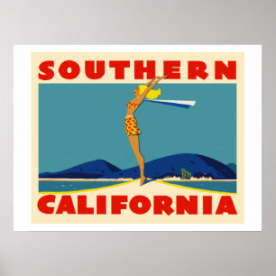 Süd-Kalifornien Poster