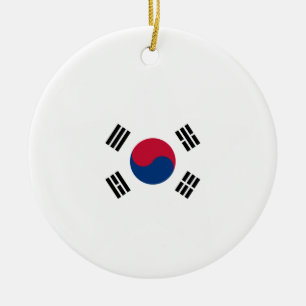 Süd+Korea-Stern Keramik Ornament
