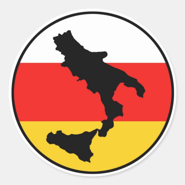 Sud Libero Runder Aufkleber (Vorderseite)