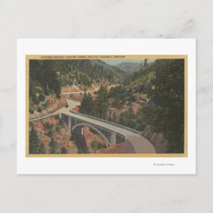Süd-Oregon - Pioneer-Brücke, Canyon Creek Postkarte