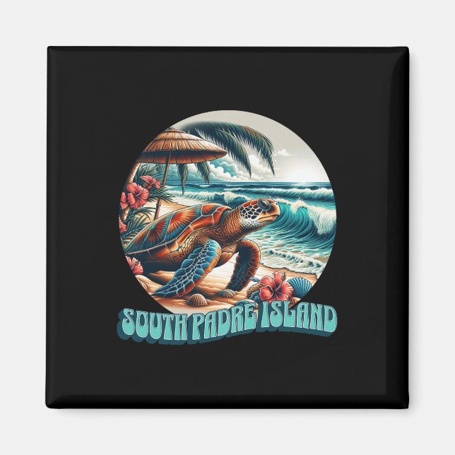 Süd Padre Insel _1  Magnet (Vorne)