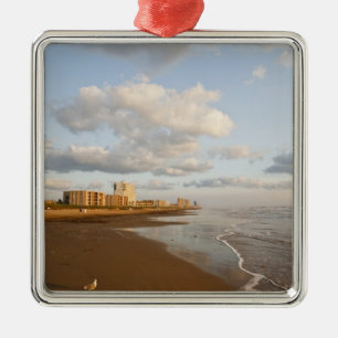 Süd Padre Island, Texas, USA Resort-Hotels, Silbernes Ornament