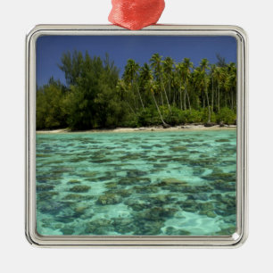 Süd-Pazifik, Französisch-Polynesien, Moorea 3 Ornament Aus Metall