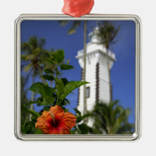 Süd-Pazifik, Französisch-Polynesien, Tahiti. Hibis Silbernes Ornament