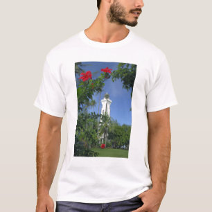 Süd-Pazifik, Französisch-Polynesien, Tahiti. Hibis T-Shirt