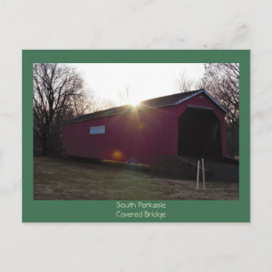 Süd-Perkasie-Überdachte Brücke Postkarte