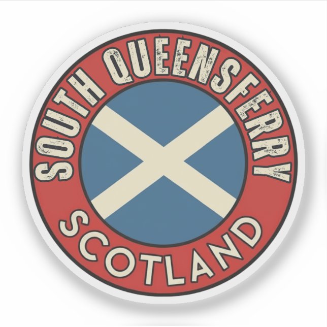 Süd-Queensferry, Schottland Aufkleber (Vorderseite)