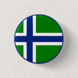 Süd-Uist-Flagge Button