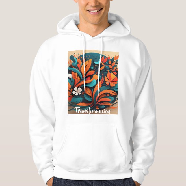 Sudadera Arte Simbólico Transformación Natural Hoodie (Vorderseite)