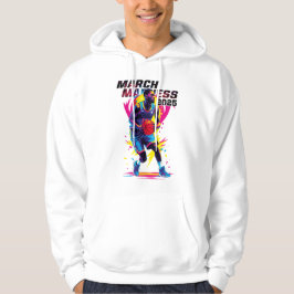 Sudadera con capucha Locura de Marzo Baloncesto Hoodie