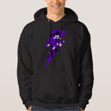 Sudadera cool rayo camuflaje Violeta