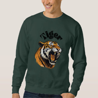 Sudadera cuello redondo Tiger unisex Sweatshirt