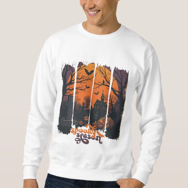 Sudadera de Terror con Mansión Encantada Sweatshirt (Vorderseite)