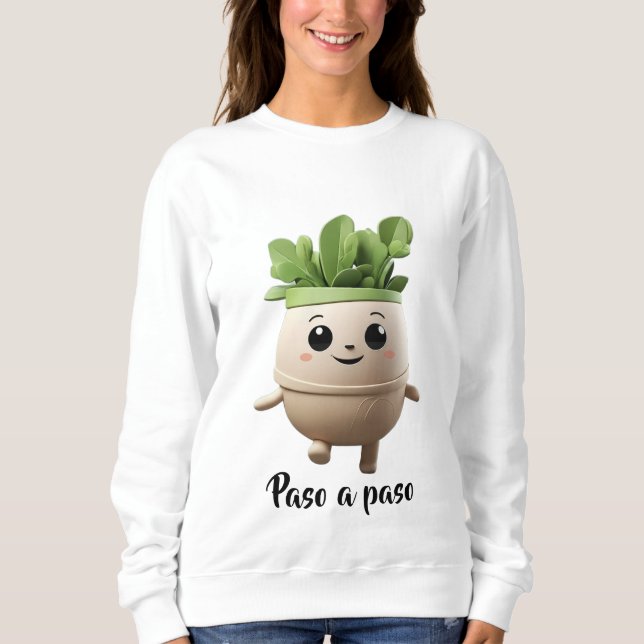 Sudadera Pipo Paso a Paso – Diseño Consciente Sweatshirt (Vorderseite)