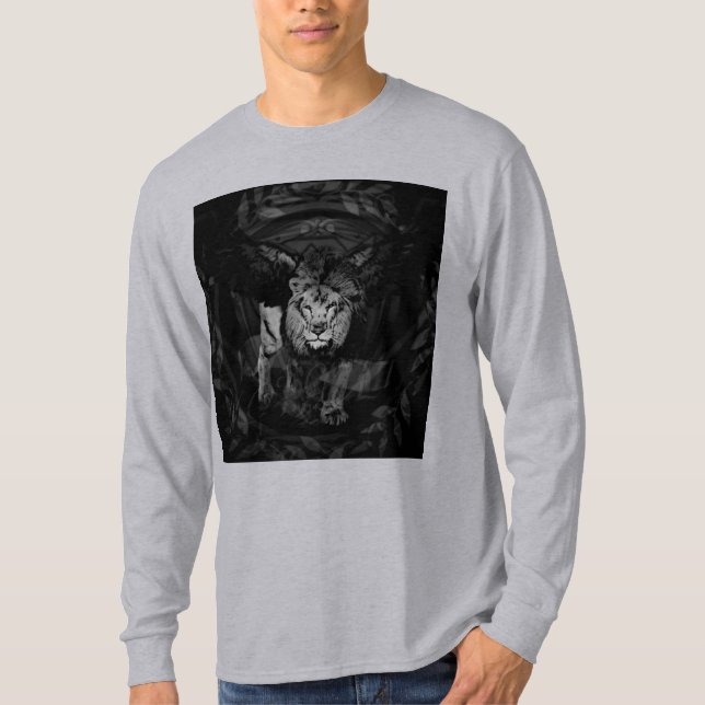Sudadera Playera Blessed lion hhdfbfjjgmm vjfhd T-Shirt (Vorderseite)