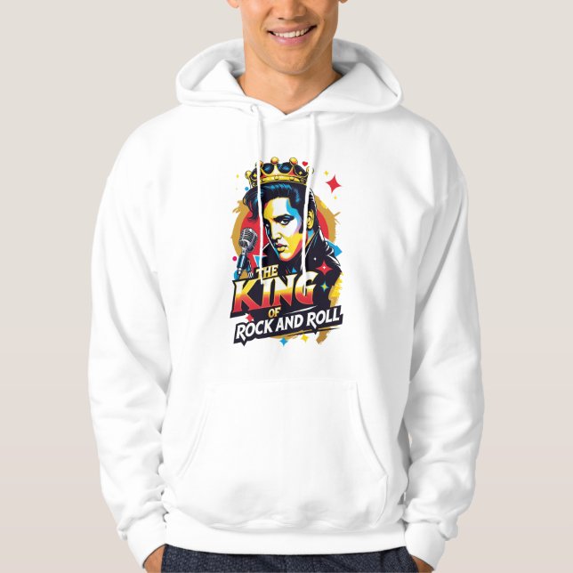 Sudadera The King of Rock and Roll Hoodie (Vorderseite)