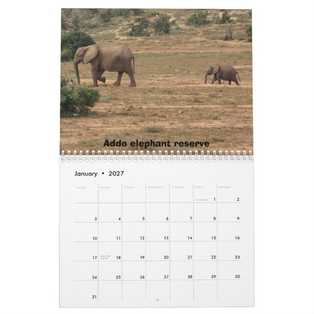 Südafrika 2011 kalender (Jan 2027)