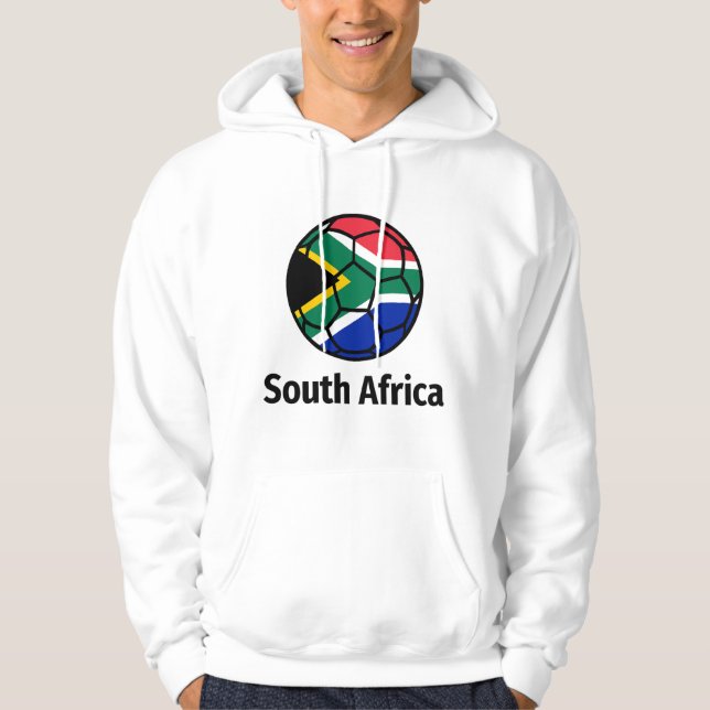 Südafrika Ball Design Hoodie (Vorderseite)