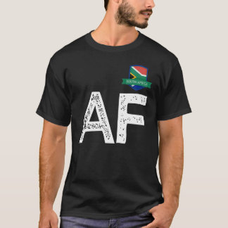 Südafrika - Buchstaben A und F der Menschenflagge  T-Shirt