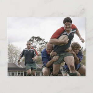 Südafrika, Cape Town, falscher Bucht-Rugby-Verein Postkarte