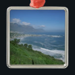 Südafrika - Clifton Beach, Kapstadt Silbernes Ornament<br><div class="desc">COPYRIGHT Bill Bachmann / DanitaDelimont.com| AF42 BBA0001.jpg| Südafrika - Clifton Beach, Kapstadt</div>