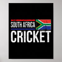 Südafrika Cricket Flag Jersey Match Turnier