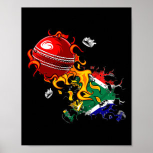 Südafrika Cricket  Poster