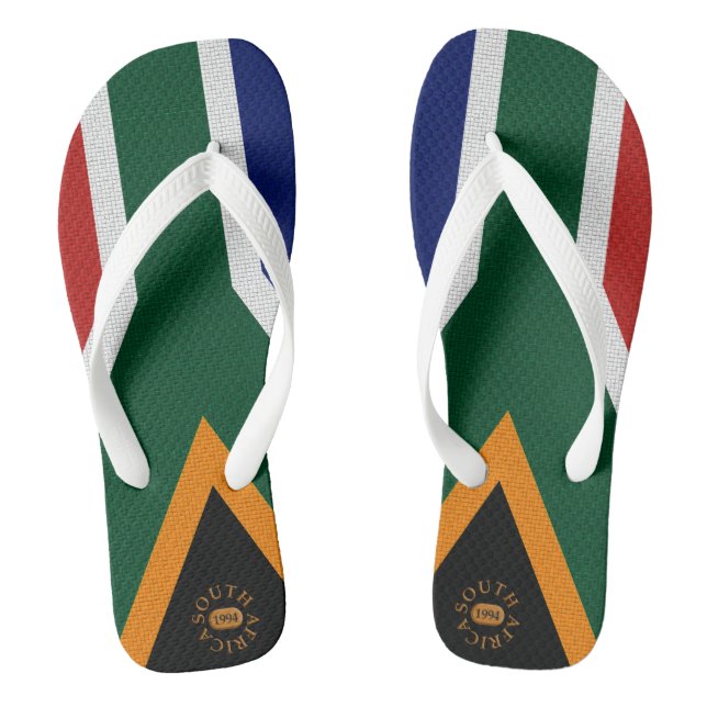 SÜDAFRIKA FÄRBT = Staatsflagge Flip Flops