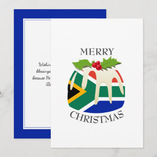 SÜDAFRIKA   Festpudding   Christmas Feiertagskarte