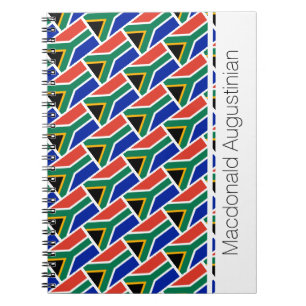 SÜDAFRIKA-Flag - angepasstes Notebook-Journal Notizblock
